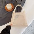Stylish Hollow Out Solid Color Handbag 8CW6BBG467T