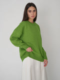 Solid Loose Sweater - DippedShop Wholesale - #8803