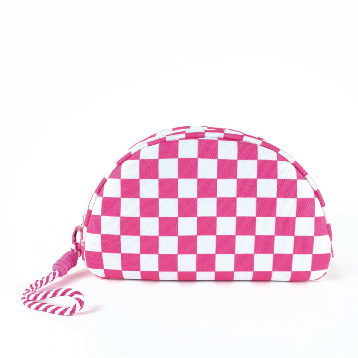 Stylish Color Block Checkered Portable Cosmetic Bag MK2BLW6C5CO12