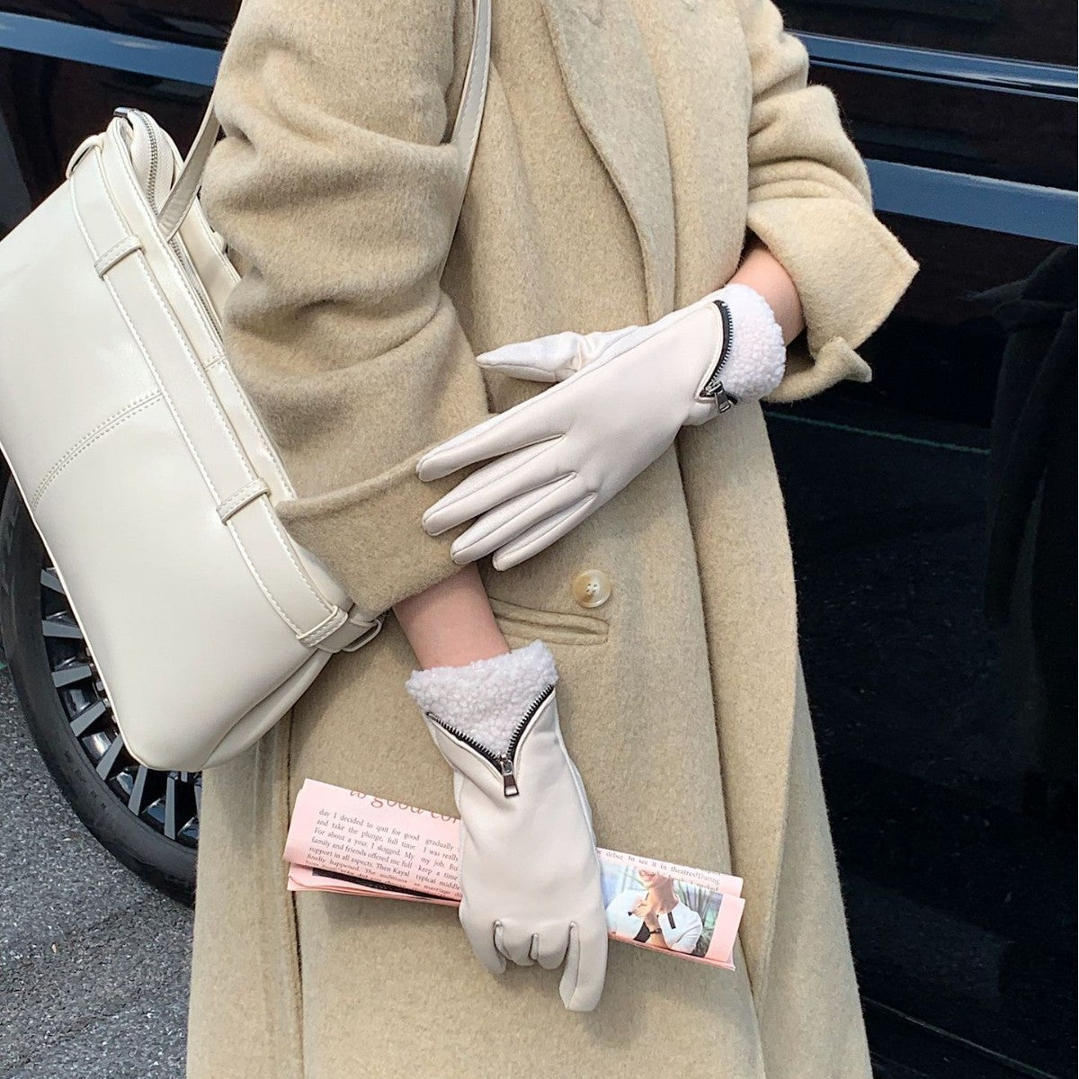 Plush Winter Gloves - DippedShop Wholesale - #5315