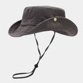 Simple Washed Outdoor Foldable Safari Boonie Hat 8BK6HAT170T