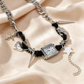 Choker Watch Necklace - DippedShop Wholesale - #1923
