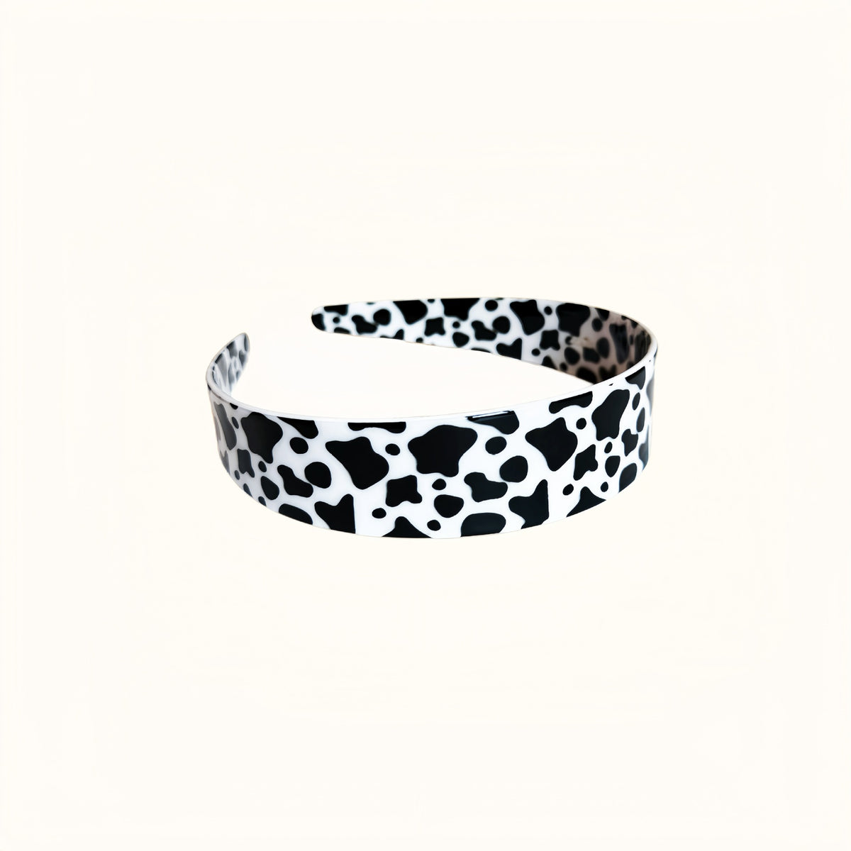 Vintage Leopard Print Acrylic Wide Headband 6W6HBD402