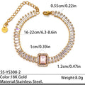 Fashion Gold Plated Cubic Zirc - DippedShop Wholesale - #4339