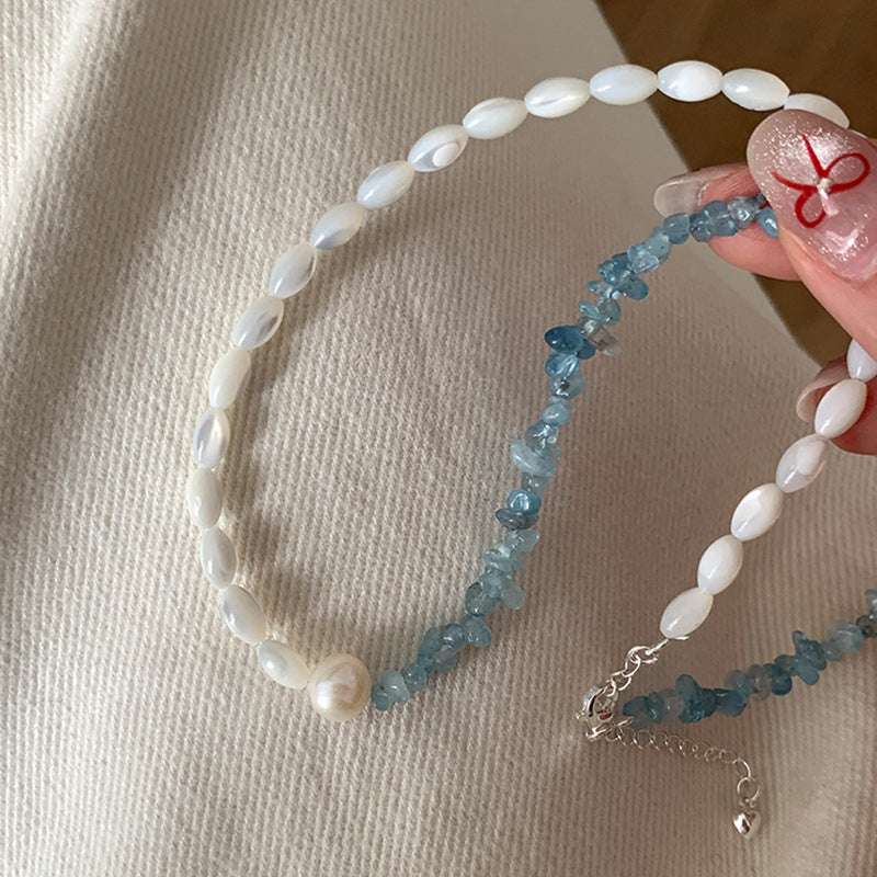 Natural Gemstone Beaded Necklace - DippedShop Wholesale - #2163