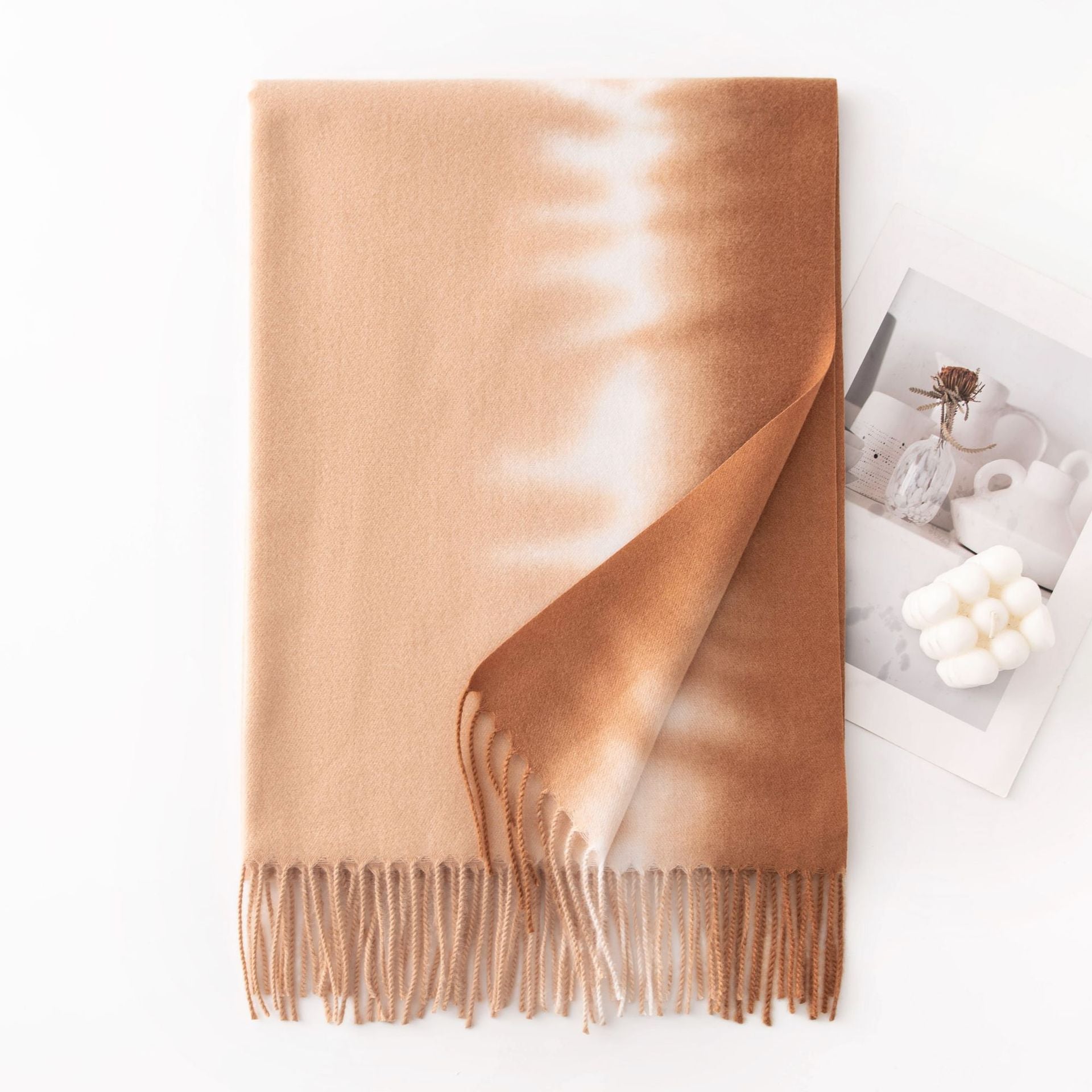 Stylish Ombre Gradient Cashmere Feel Scarf 6W6NSW281
