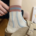 Striped Color Block Socks - DippedShop Wholesale - #7523