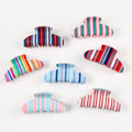 Striped Hair Claw - DippedShop Wholesale - #8035