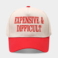 Color Contrast Letter Embroidery Adjustable Baseball Cap MK2BW6W6HAT94