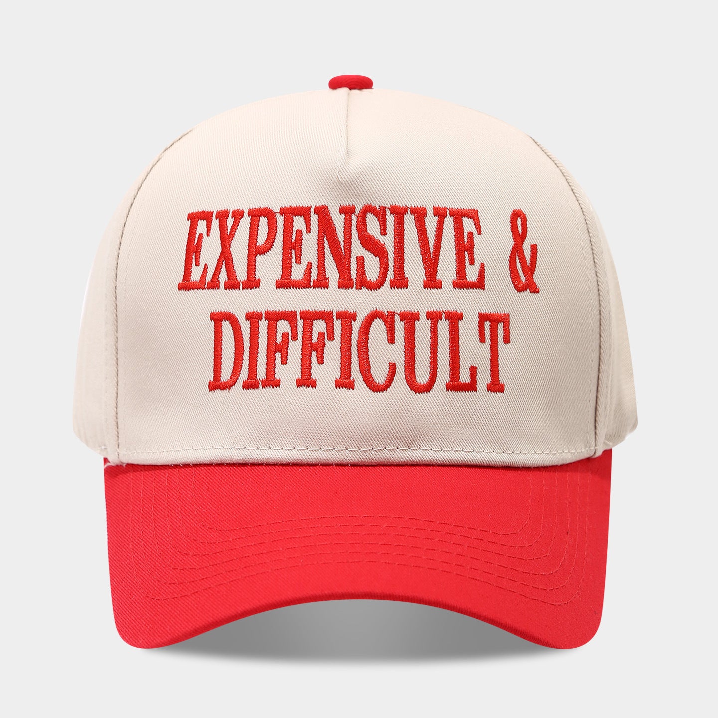 Color Contrast Letter Embroidery Adjustable Baseball Cap MK2BW6W6HAT94