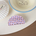 Polka Dots Hair Claw - DippedShop Wholesale - #4051