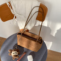 Retro Suede Mini Square Shoulder Bag 6W10BBG1872