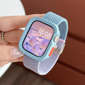 Color Block Nylon Weave Watch Band 6W6JWA141