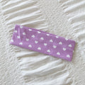 Heart Print Wide Headband - DippedShop Wholesale - #5955