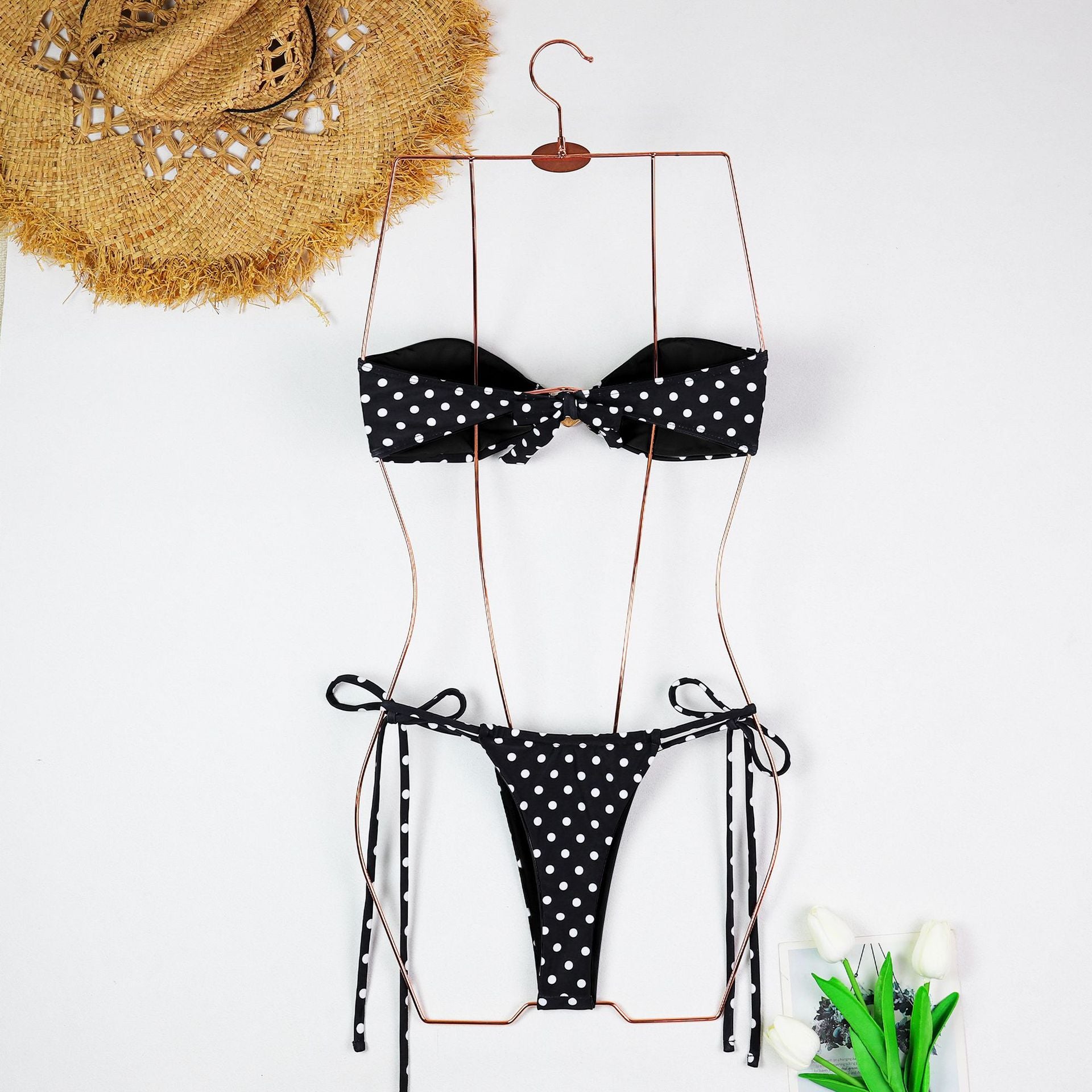 Polka Dot Strapless Cover - DippedShop Wholesale - #7683