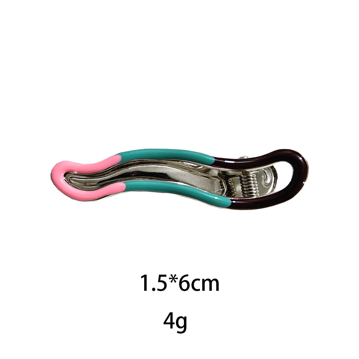 Sweet Color Block No Crease Hair Clip 6W6HCP1640
