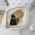 Floral Quilted Makeup Bag - DippedShop Wholesale - #0403