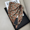 Cashew Print Silk Scarf - DippedShop Wholesale - #0355
