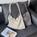 Simple Polka Dots Portable Crossbody Bag MK2BLW6W10BBG587