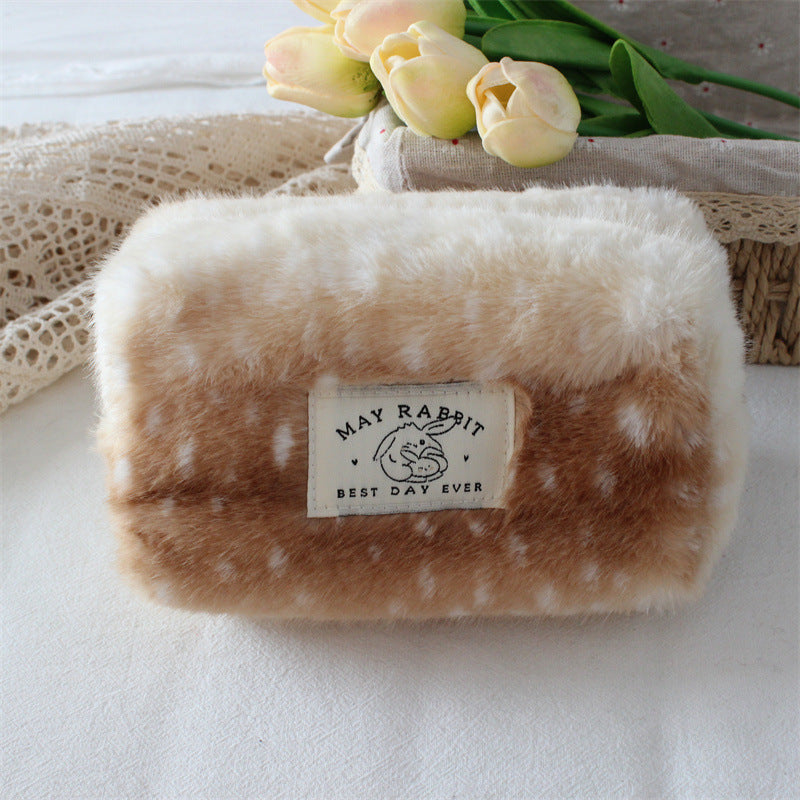 Plush Portable Cosmetic Bag - DippedShop Wholesale - #3507