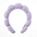 Solid Color Cloud Padded Sponge Spa Hairband 6W6HBD269