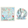 Abstract Silk Square Scarf - DippedShop Wholesale - #3459