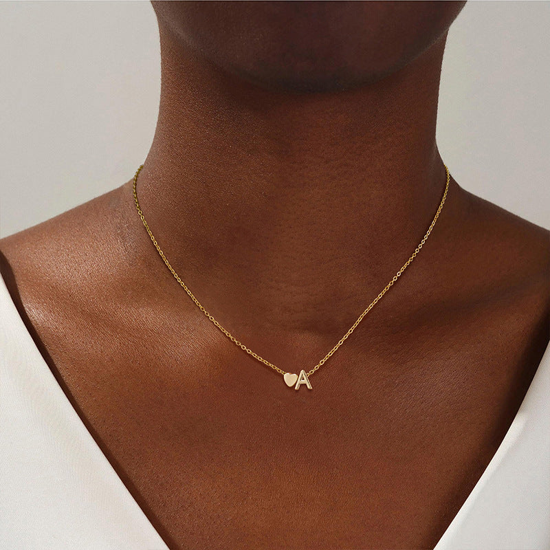 Minimalist Letter Choker - DippedShop Wholesale - #2563