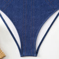 Split One Piece Swimsuit - DippedShop Wholesale - #8115