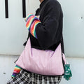 Retro Plaid Color Block Underarm Bag 6W10BBG1326
