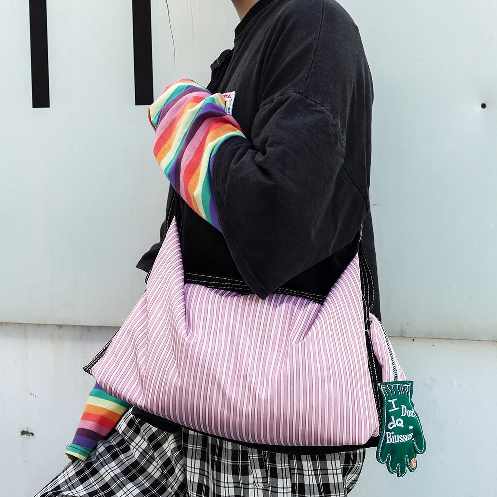 Retro Plaid Color Block Underarm Bag 6W10BBG1326