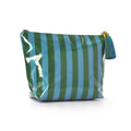PVC Glossy Striped Waterproof Cosmetic Bag MK2BLW6C5CO09