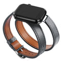 Simple Solid Color PU Leather Watch Band 6W6JWA135