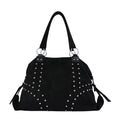 Vintage Large Capacity Studded Tote Bag 6W10BBG1858