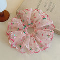 Pink Layered Tulle Scrunchies - DippedShop Wholesale - #7315