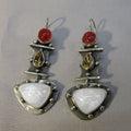 Retro Ethnic Enamel Earrings - DippedShop Wholesale - #3875