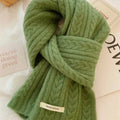 Mini Cable Knit Scarf - DippedShop Wholesale - #5347