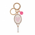Trendy Heart Tennis Racket Pendant Bag Charm 6W10BBC338