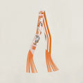 Floral Tassel Silk Scarf - DippedShop Wholesale - #2995