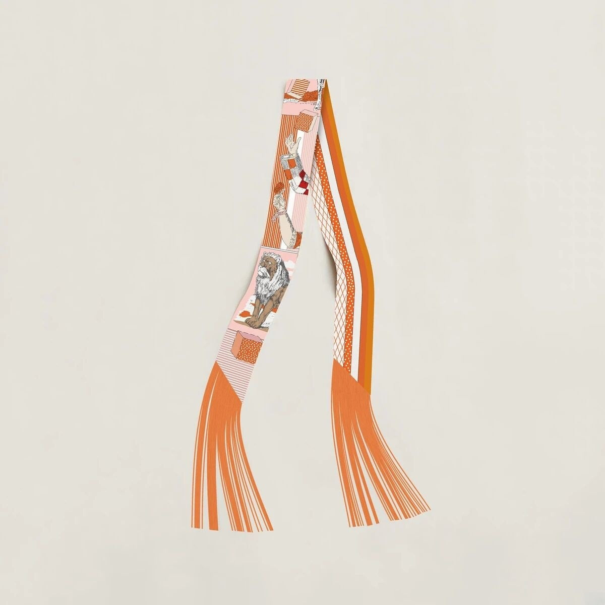 Floral Tassel Silk Scarf - DippedShop Wholesale - #2995