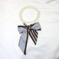 Elegant Floral Print Pearl Scarf Skinny Heanband MK2BW6W6HBD121