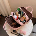 Cute Polka Dots Large Capacity Makeup Bag MK2BW6S10BOB98