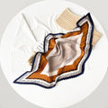 Pleated Floral Neckerchief Scarf - DippedShop Wholesale - #7235
