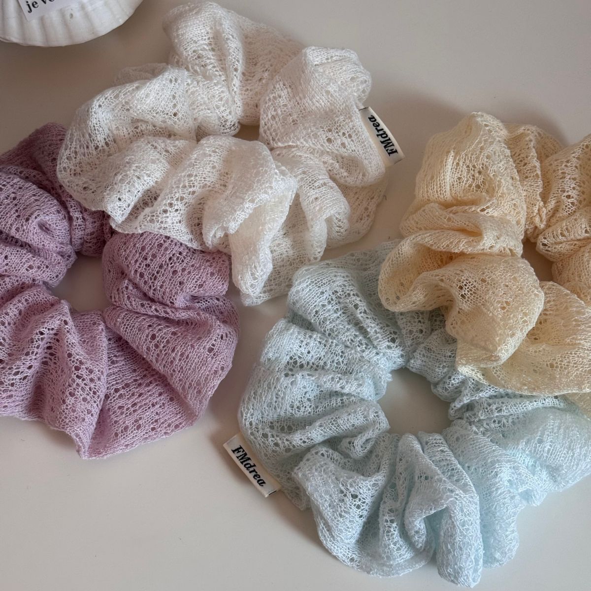 Lace Hollow Hair Scrunchie - DippedShop Wholesale - #2963