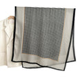 Color Block Plaid Silk Scarf - DippedShop Wholesale - #9875