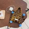 Embroidered Velvet Tambourine Shoulder Bag - DippedShop Wholesale - #4867