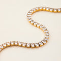 Elegant Gold Plated Rhinestones Link Bracelets 6W6JBR481