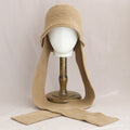 Winter Warm Knit Hooded Scarf Set Bucket Hat 6W6HAT689