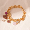 Stylish Gold Plated Pearl Tass - DippedShop Wholesale - #3635