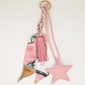 Leather Star Tassel Bag Charm - DippedShop Wholesale - #9155