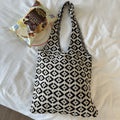 Minimalist Color Block Zebra Pattern Shoulder Bags 6W10BBG1558
